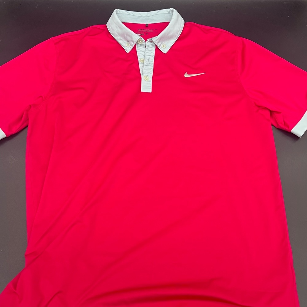 Nike Mens Large Golf Tour Performance Dry-Fit Polo